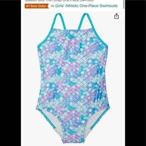 Speedo girls one piece mermaid swimsuit